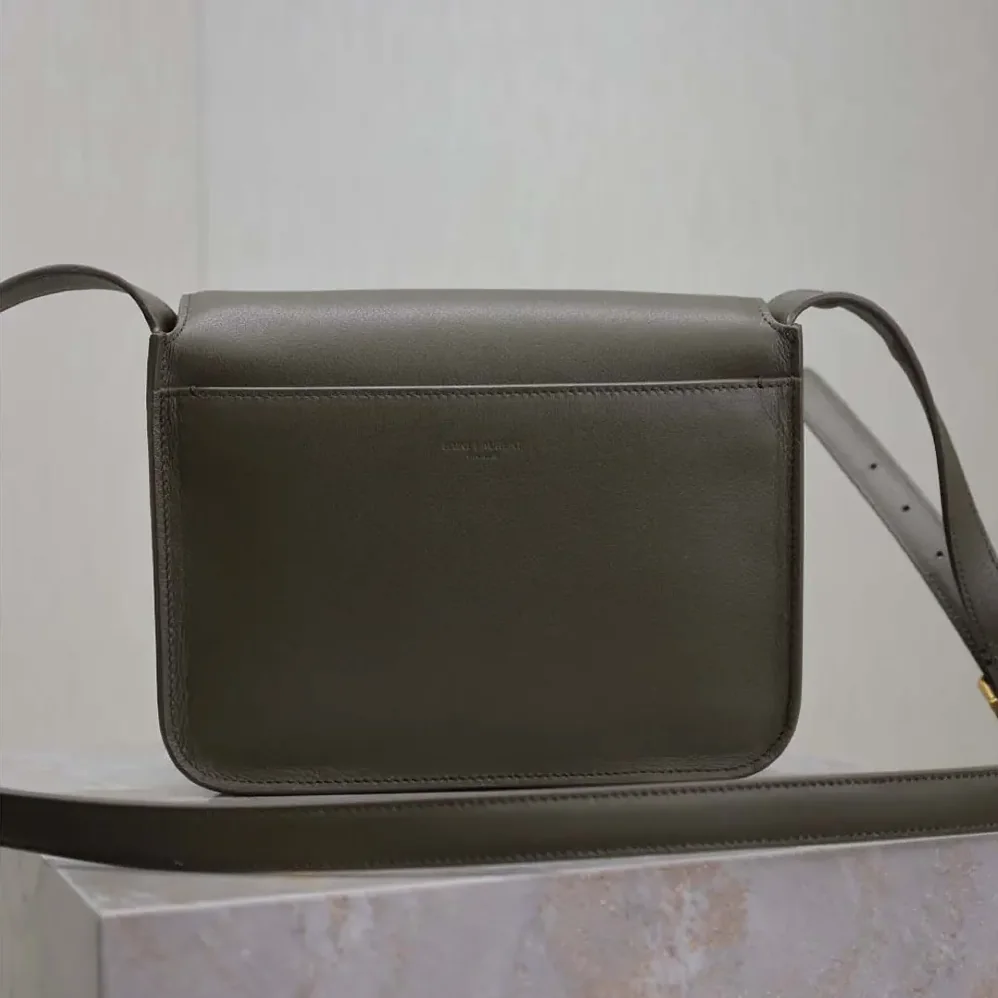 Saint Laurent YSL Niki Satchel In Leather for Women in Dark Green Saint Laurent YSL Niki Satchel In Leather for Women in Dark Green