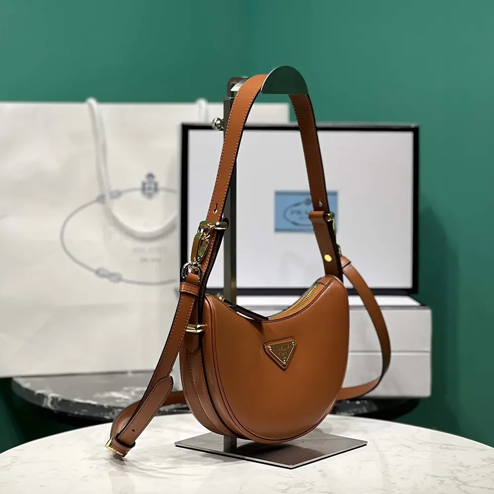Prada Arqué Mini Leather Shoulder Bag for Women Prada Arqué Mini Leather Shoulder Bag for Women