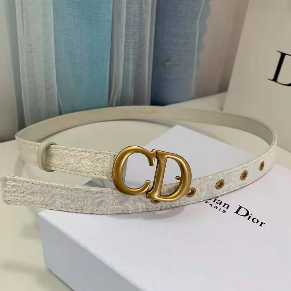 Dior Saddle Belt White Dior Oblique Jacquard for Women Dior Saddle Belt White Dior Oblique Jacquard for Women