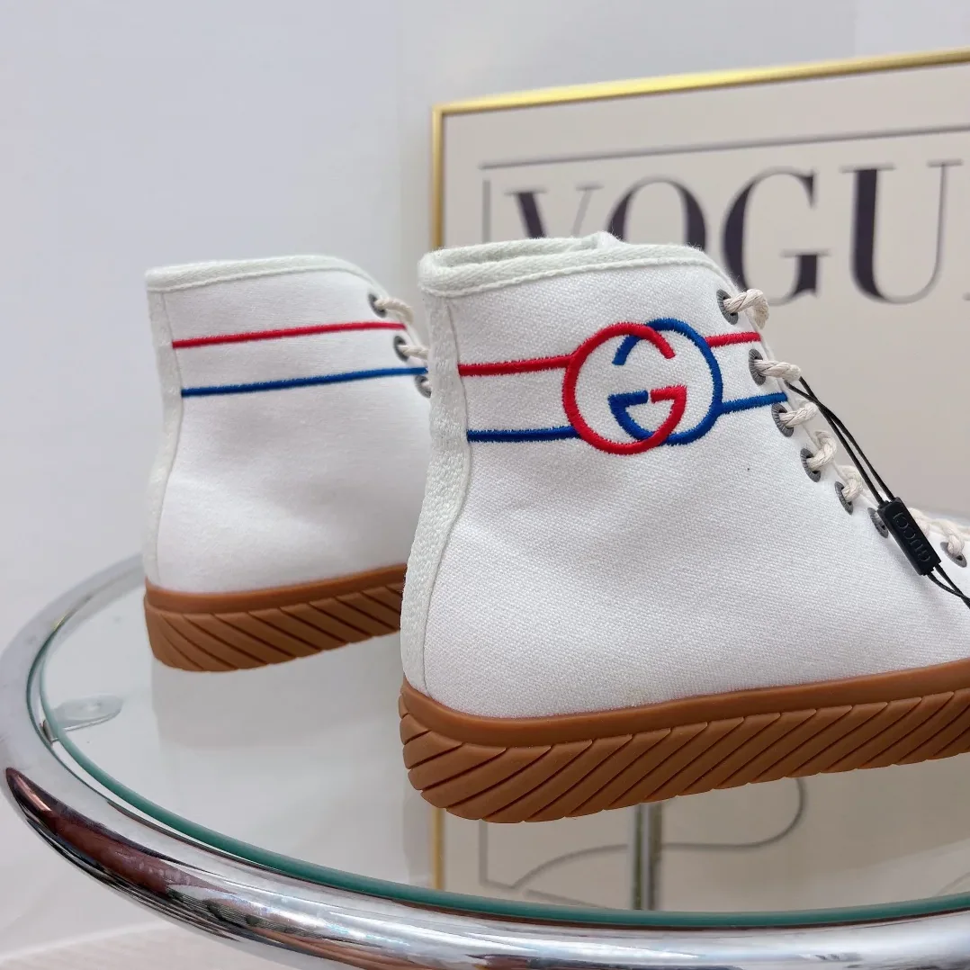 Gucci Interlocking G High for Women in Top Sneaker White