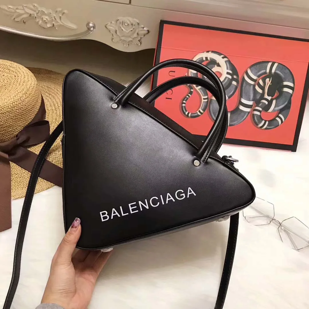 Balenciaga Triangle Duffle Small Calfskin Hand Carry and Shoulder Bag Balenciaga Triangle Duffle Small Calfskin Hand Carry and Shoulder Bag