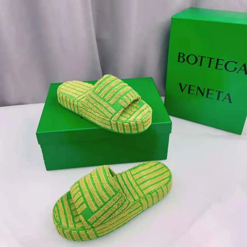 Bottega Veneta Resort Sponge in 35mm Heel Height for Women in Lime