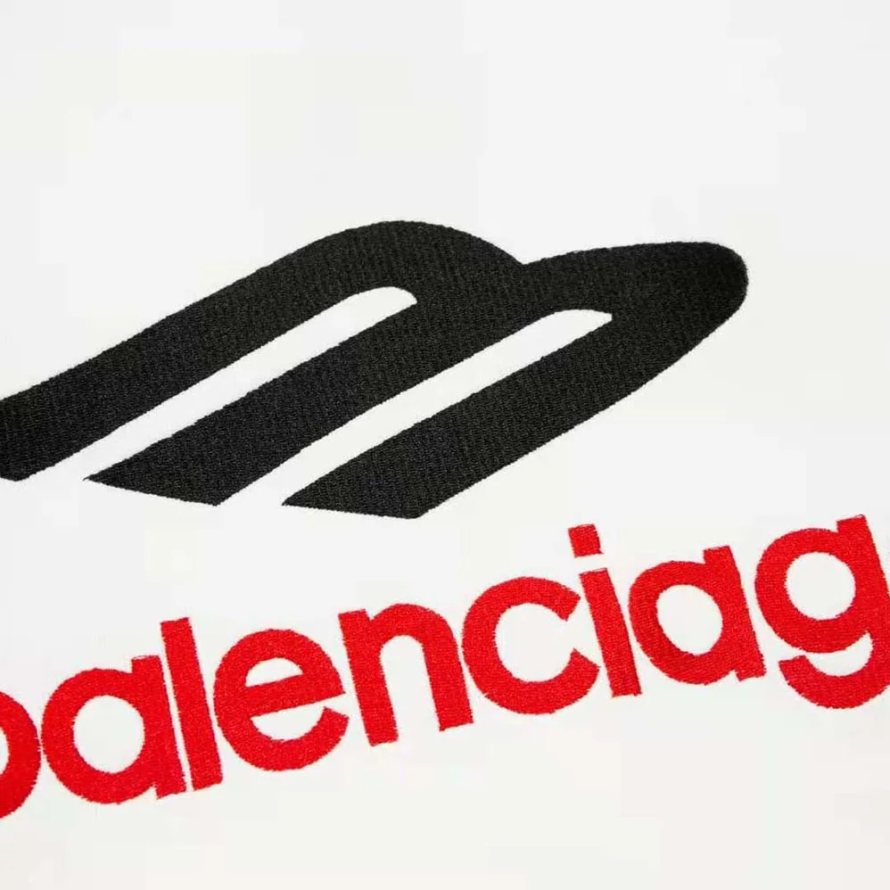 Balenciaga 3B Sports Icon Hoodie Oversized in White for Women