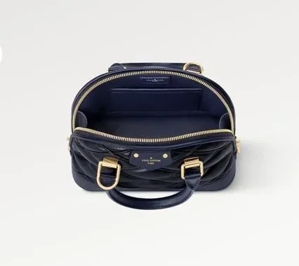 Louis Vuitton Alma BB Bleu Marine Bag - 9.3 Inches/ Louis Vuitton Alma BB Bleu Marine Bag - 9.3 Inches/