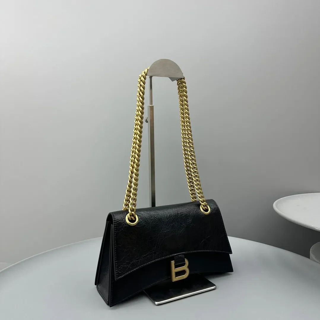 Balenciaga Crush Small Chain Bag Black / Balenciaga Crush Small Chain Bag Black /
