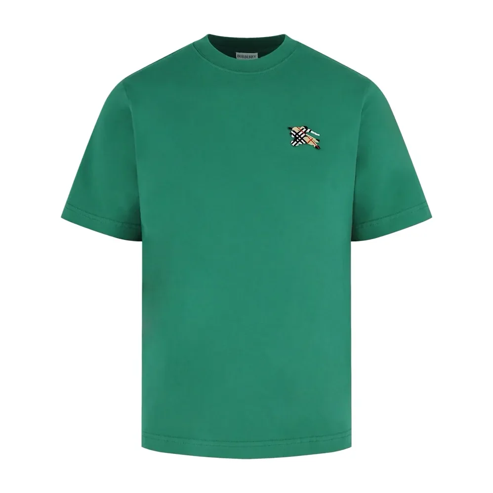 Burberry Knight Cotton T-shirt for Women in Green