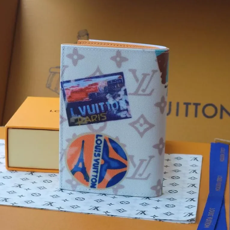 Louis Vuitton Passport Cover Monogram Dune /