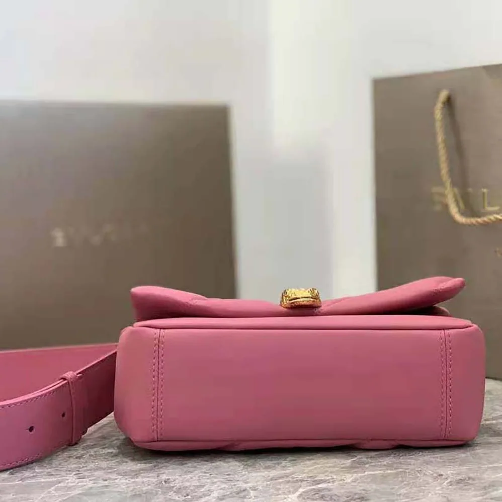 Bvlgari Serpenti Cabochon Crossbody Bag for Women in Pink Bvlgari Serpenti Cabochon Crossbody Bag for Women in Pink