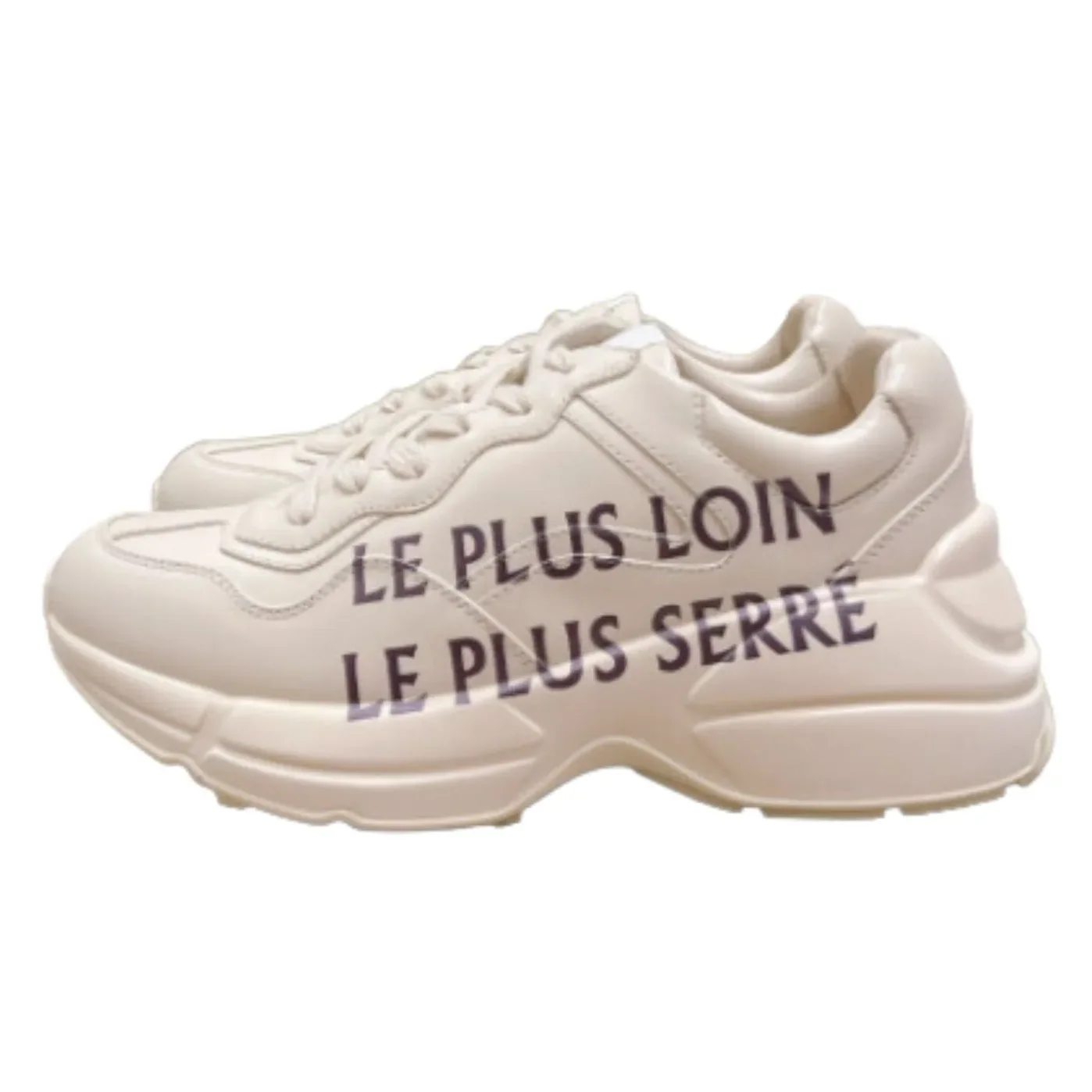 Gucci Printed Rhyton Sneaker White Gucci Printed Rhyton Sneaker White