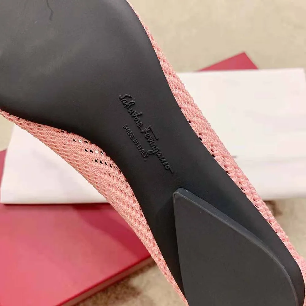 Salvatore Ferragamo Viva Responsible Ballet Flat for Women in Pink Salvatore Ferragamo Viva Responsible Ballet Flat for Women in Pink