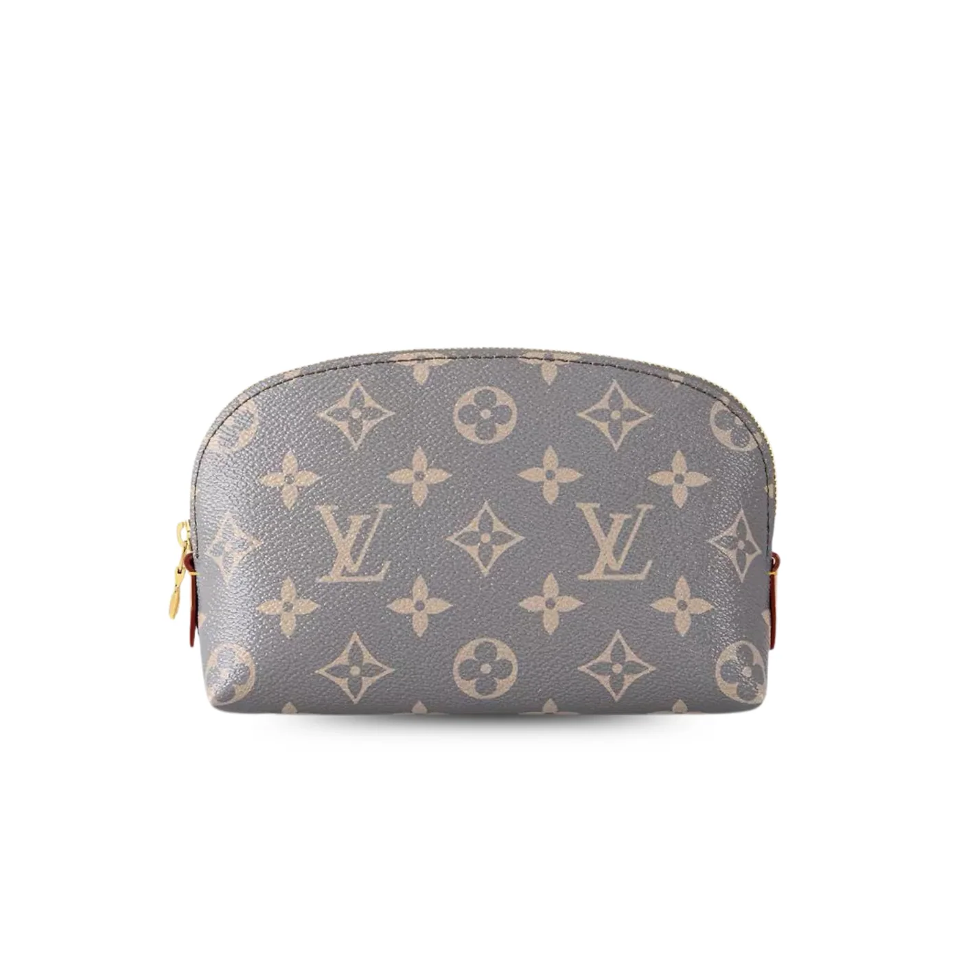 Louis Vuitton Pochette Cosmetique PM Clutch & Pouch in Trianon Grey Gold Hardware