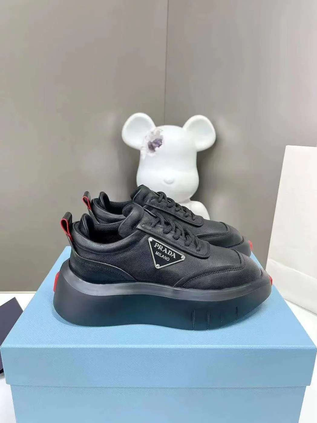 Prada Padded Sneakers Black Prada Padded Sneakers Black