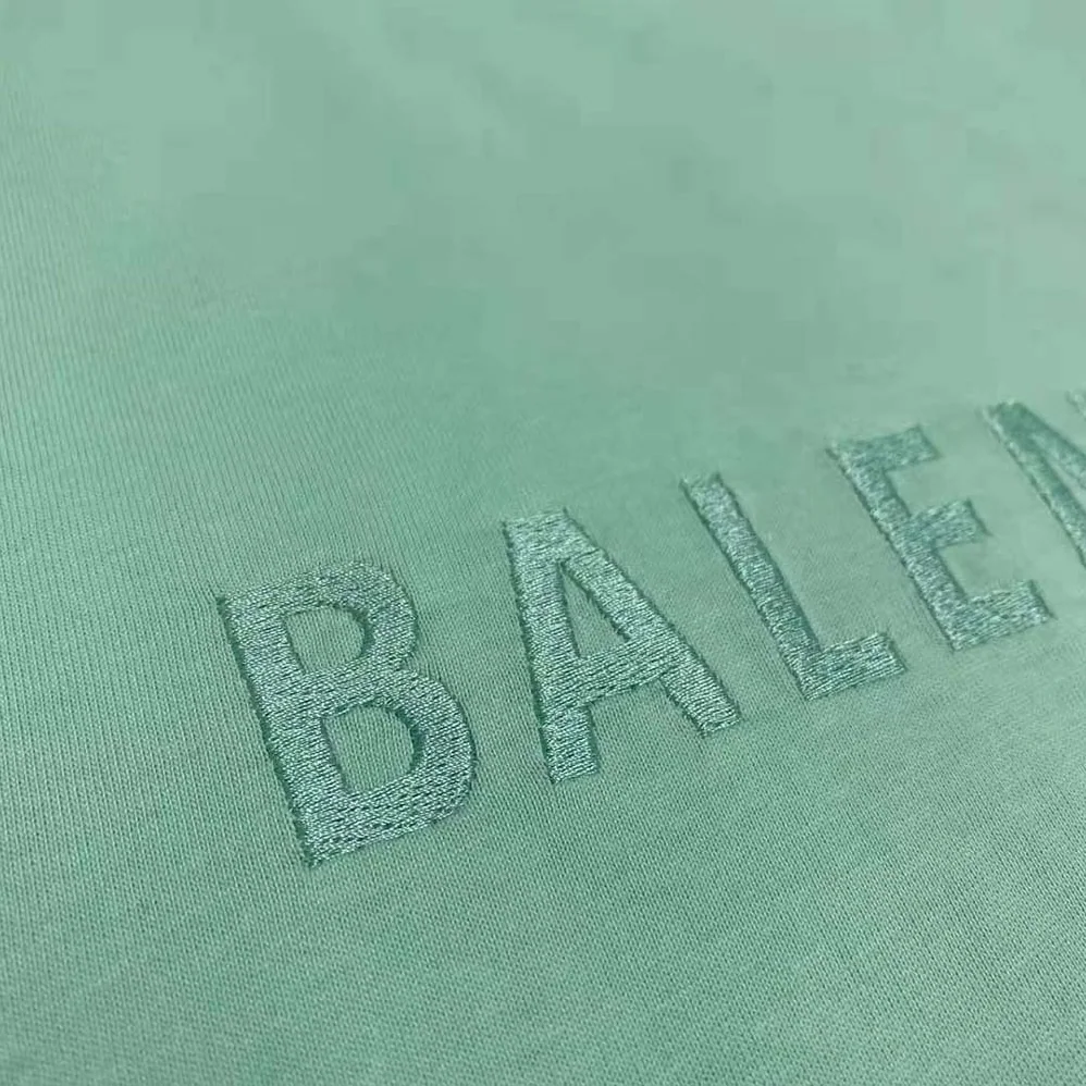 Balenciaga Logo T-shirt Medium Fit in Green for Men Balenciaga Logo T-shirt Medium Fit in Green for Men