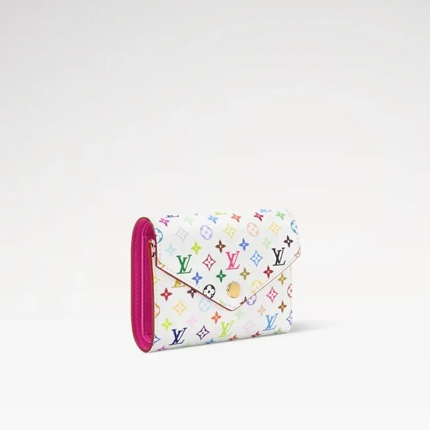 Louis Vuitton LV x TM Victorine Wallet in Multicolor Gold Hardware