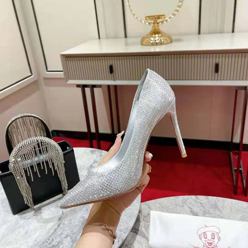 Christian Louboutin So Kate 120 mm Heel Height for Women in Silver Christian Louboutin So Kate 120 mm Heel Height for Women in Silver