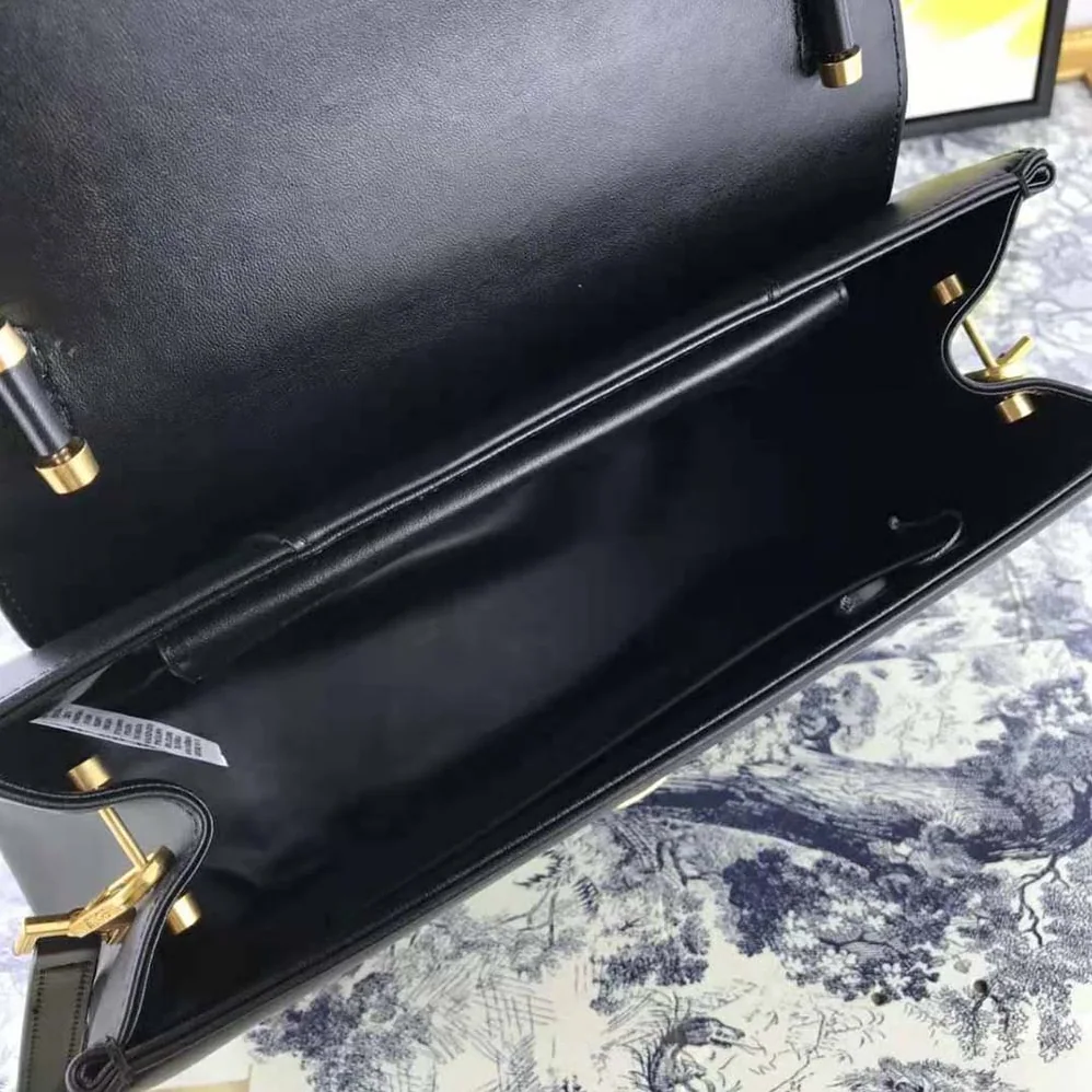 Versace Virtus Top Handle Bag in Calfskin Leather for Women