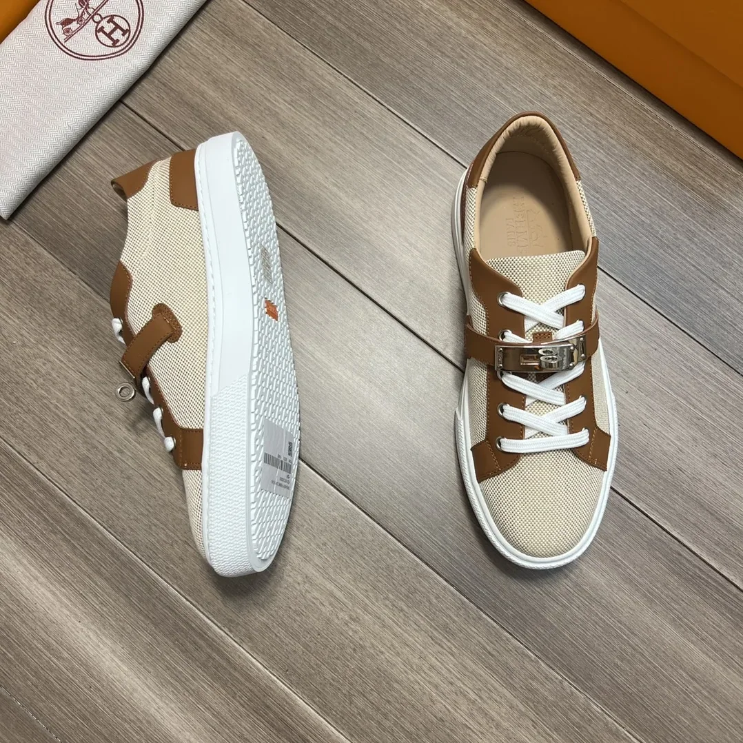 Hermes Casual Sneakers Beige