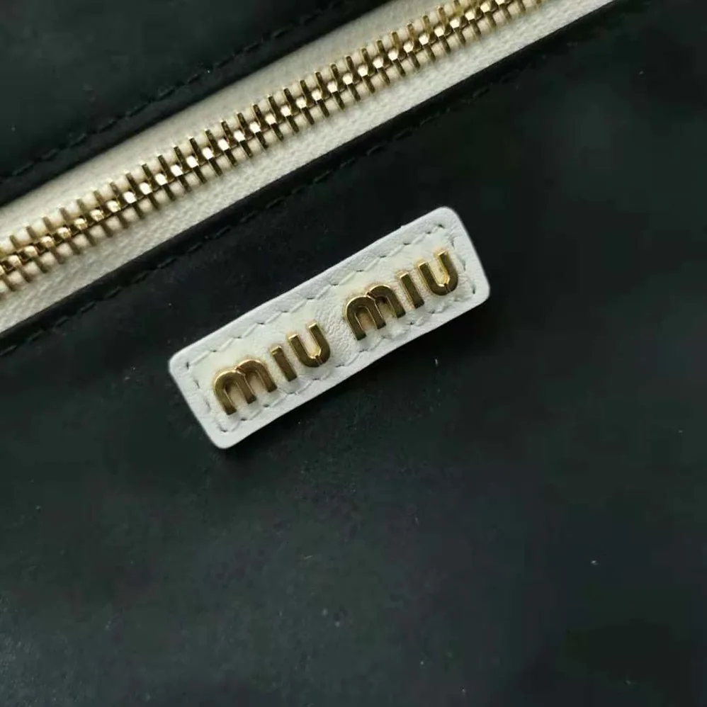 Miu Miu Leather Top-Handle Bag for Women in White