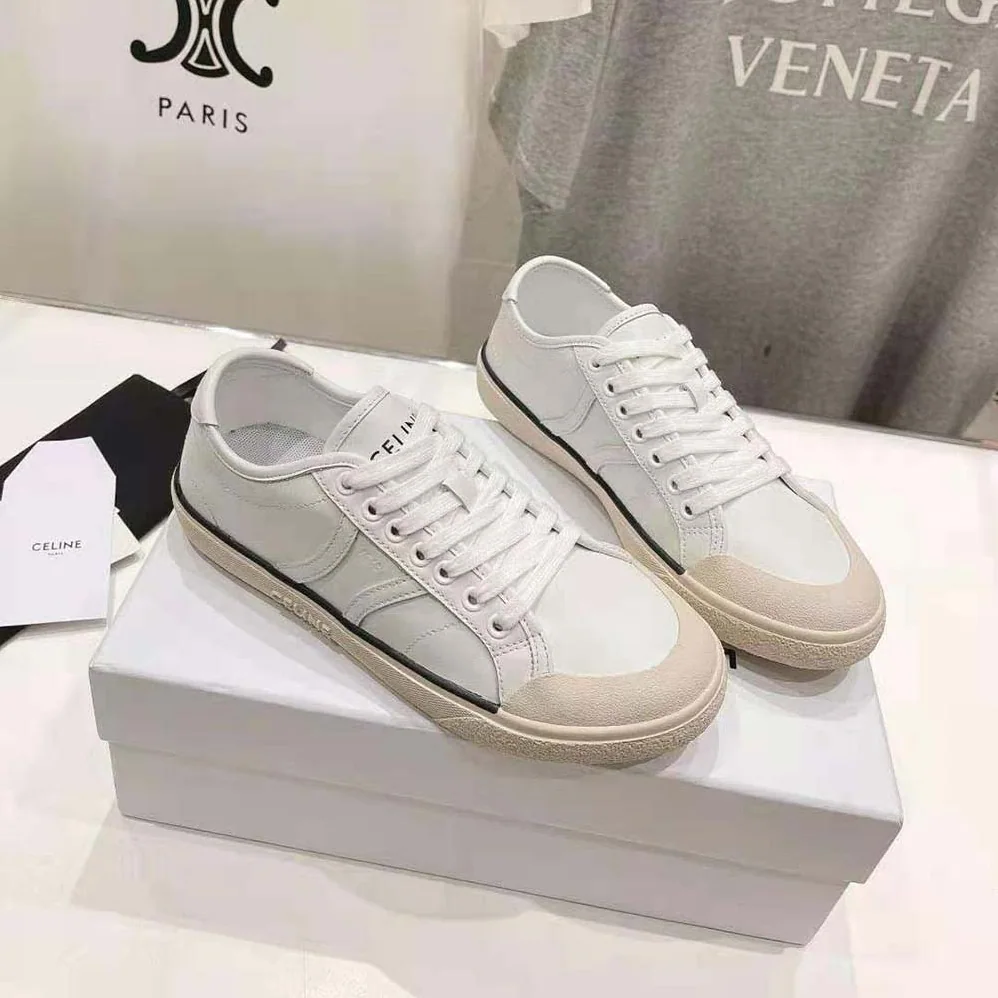 Celine As-01 Low Lace-up Celine Alan Sneaker in Calfskin for Unisex