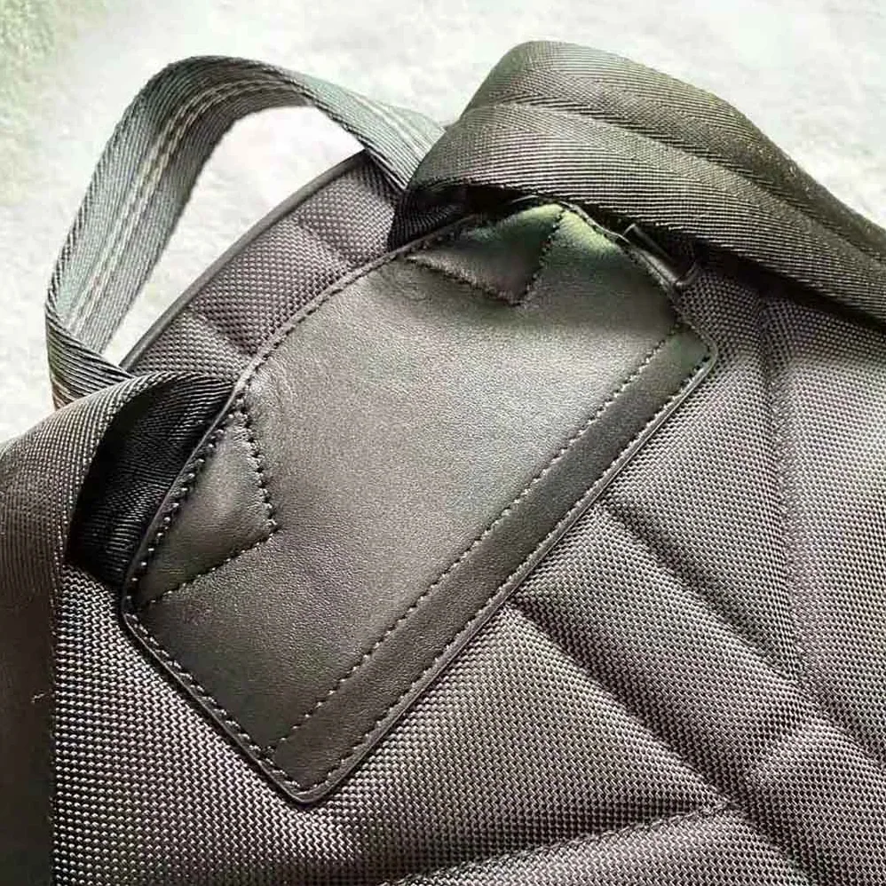 Burberry Monogram Recycled Polyester Jacquard Backpack for Men in Black Burberry Monogram Recycled Polyester Jacquard Backpack for Men in Black