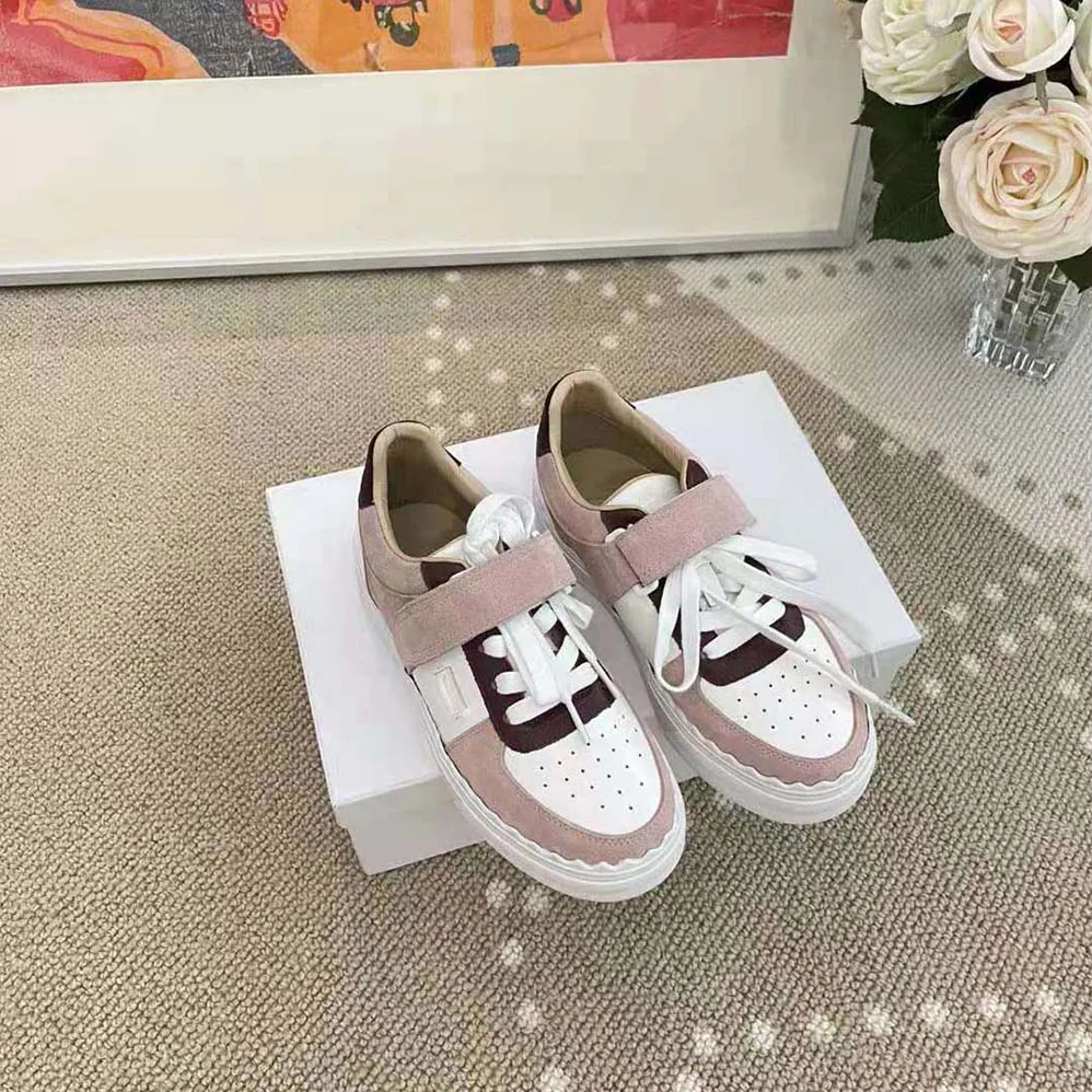 Chloe Lauren Sneaker with Strap for Women in Pink