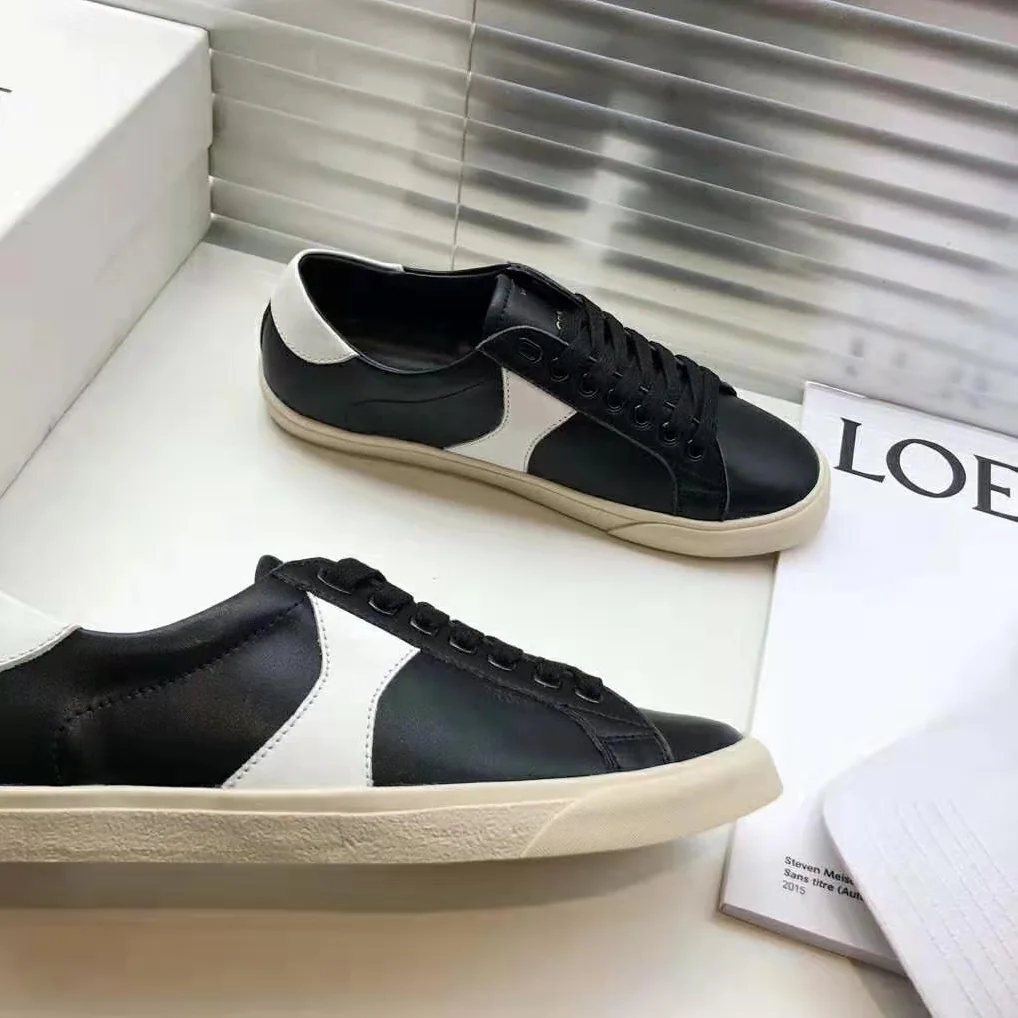 Celine Celine Triomphe Low Lace Up Sneaker Calfskin for Women in Black