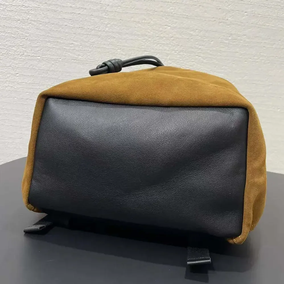 Loewe Flamenco Backpack in Pressed Suede for Unisex Loewe Flamenco Backpack in Pressed Suede for Unisex