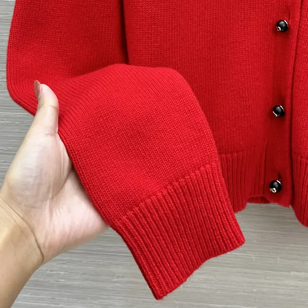Dior Dioramour Twinset Red Cashmere Knit for Women Dior Dioramour Twinset Red Cashmere Knit for Women