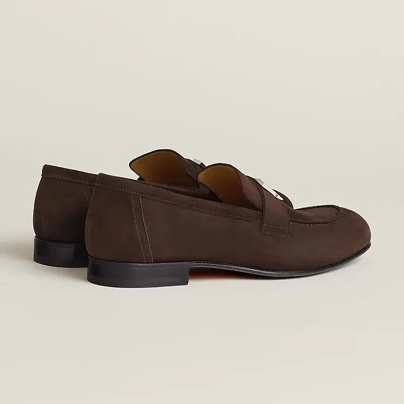 Hermes Paris Loafers Marron Ebene Hermes Paris Loafers Marron Ebene