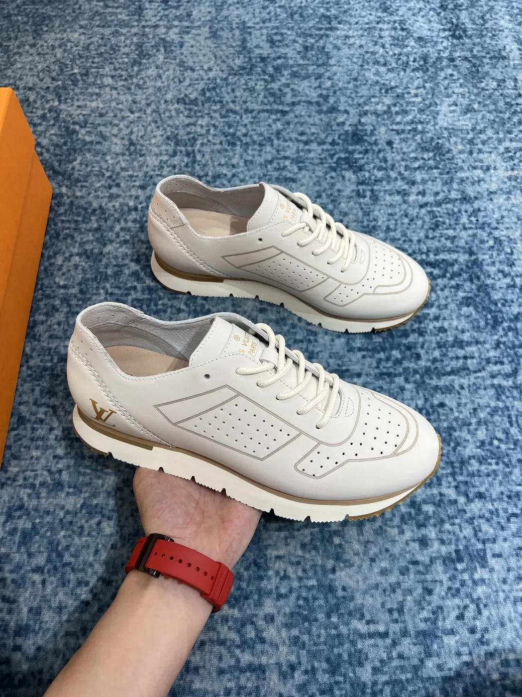 Louis Vuitton Formal Dimension High Derby Rubber White