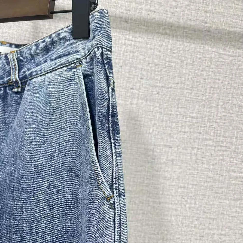 Loewe Anagram Cropped Jeans in Denim for Men