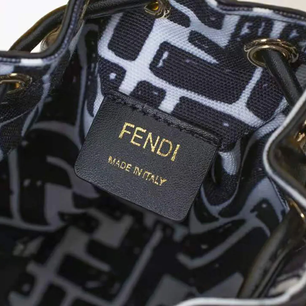 Fendi Mon Tresor White Canvas Mini for Women in Bag Fendi Mon Tresor White Canvas Mini for Women in Bag