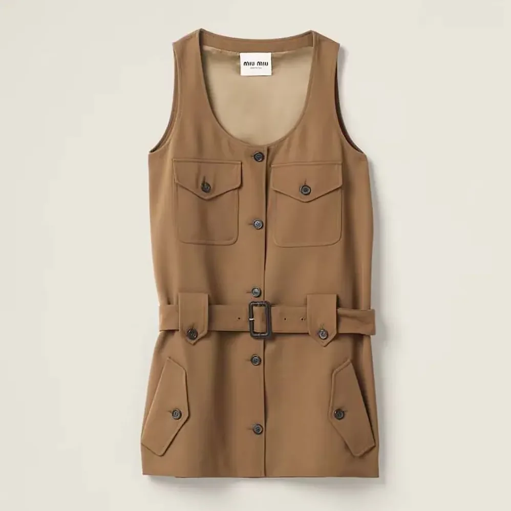 Miu Miu Gabardine Mini for Women in dress Miu Miu Gabardine Mini for Women in dress