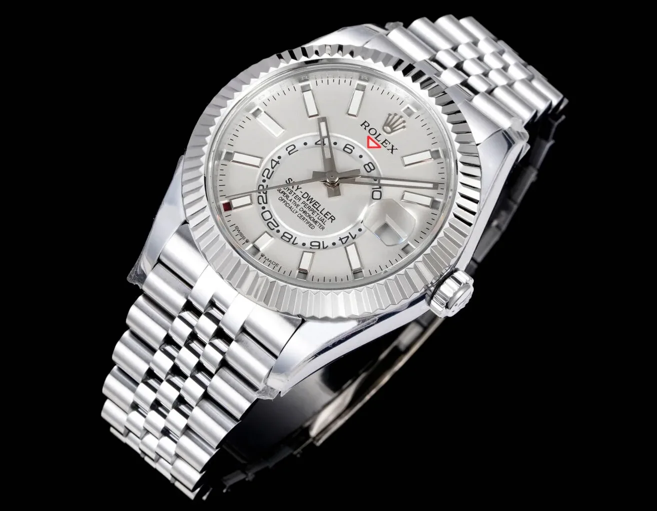 Rolex Sky Dweller Silver White Dial Rolex Sky Dweller Silver White Dial