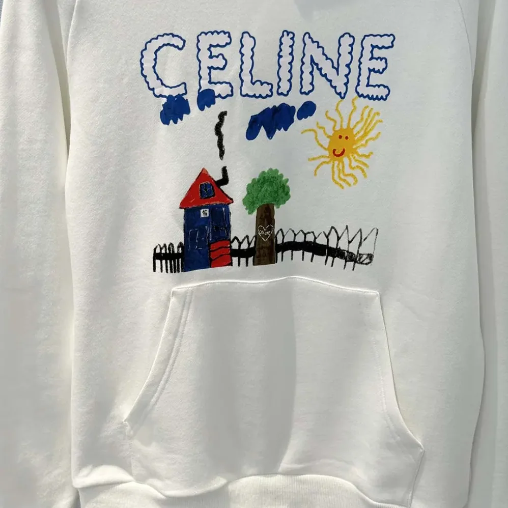 Celine 70'S Hoodie In Cotton Fleece for Women