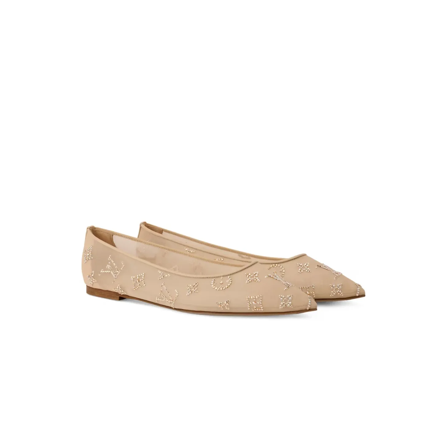 Louis Vuitton Gala Flat Ballerina Nude Beige 1AIDQS