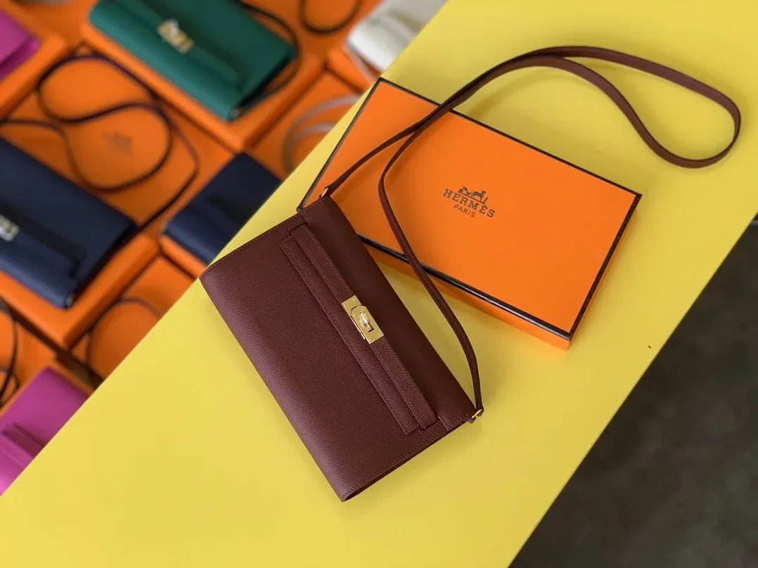Hermes Kelly Wallet To Go Woc Epsom Wine Hermes Kelly Wallet To Go Woc Epsom Wine