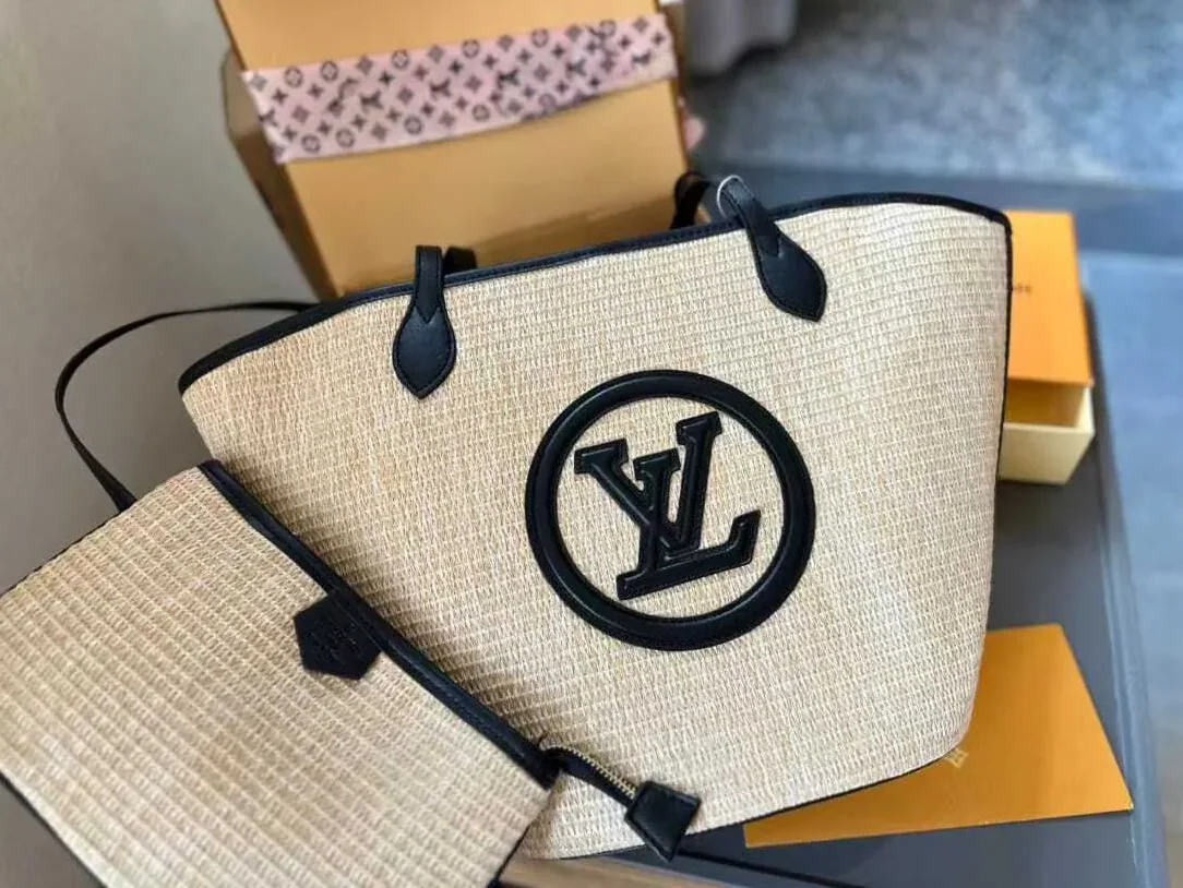 Louis Vuitton Saint Jacques Raffia Beige Louis Vuitton Saint Jacques Raffia Beige