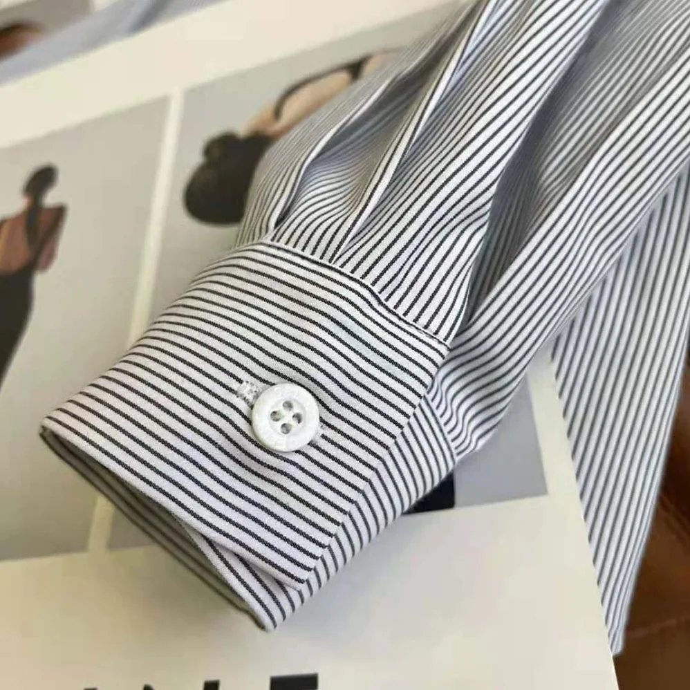 Celine Lavalliere Blouse in Silk Poplin for Women
