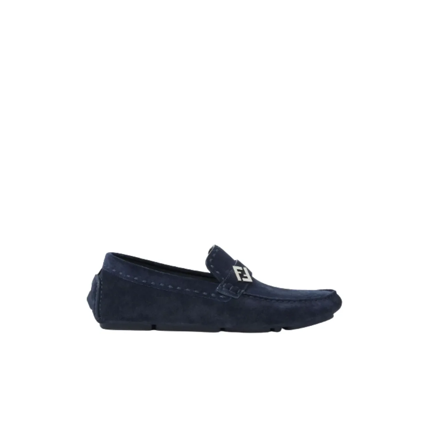 Fendi Drivers Loafer Navy Blue - 7D1682QK9F0QB0