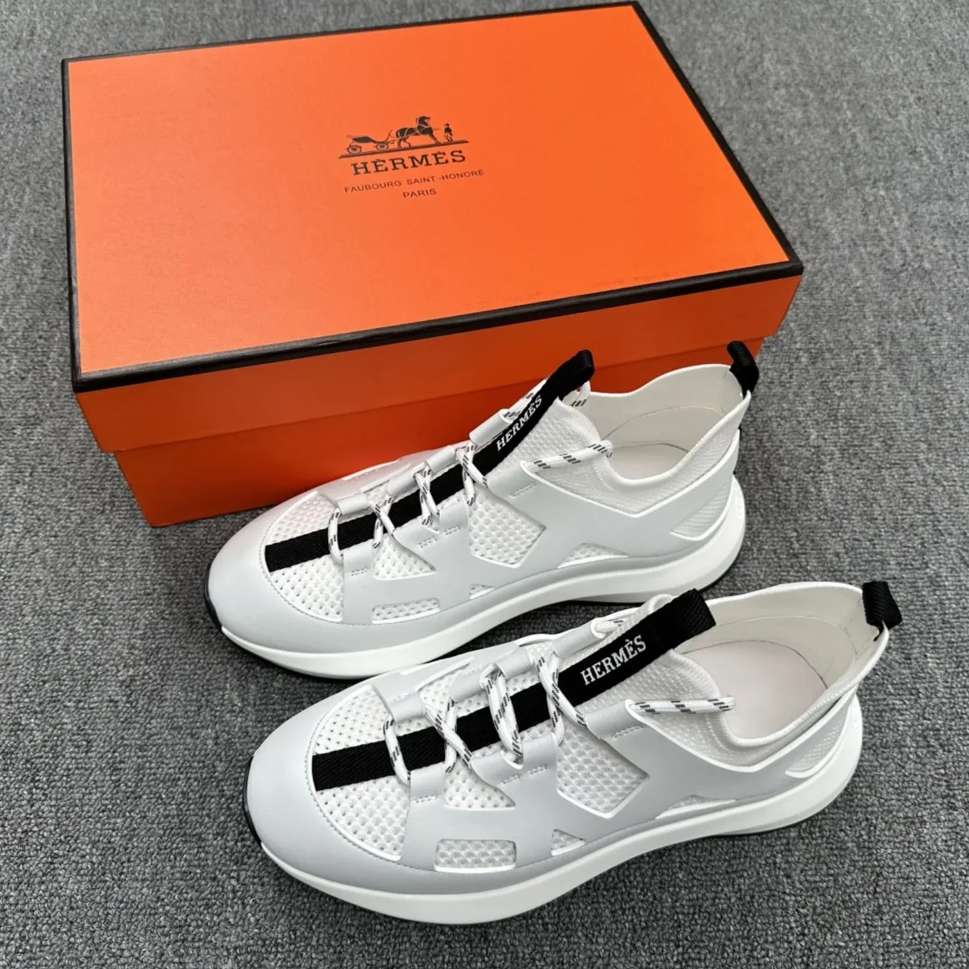 Hermes Katana Sneakers Blanc Hermes Katana Sneakers Blanc