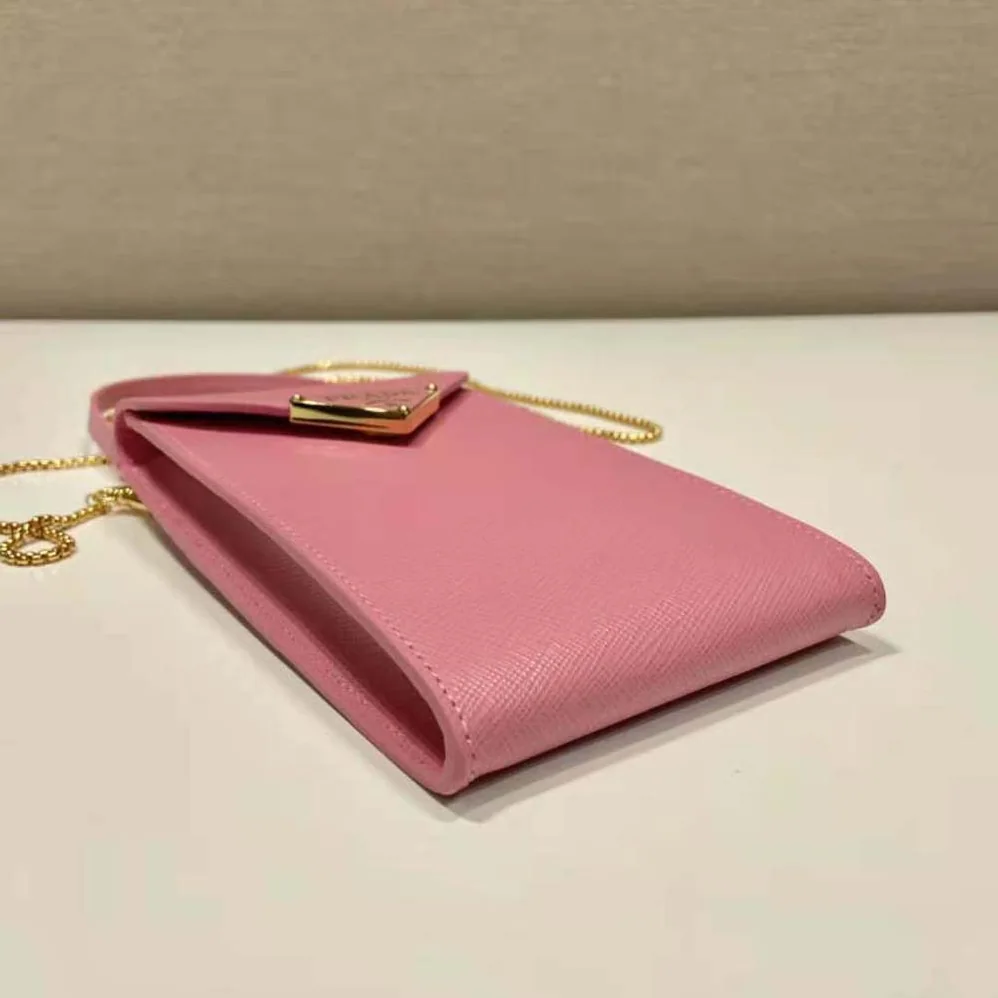 Prada Saffiano Leather Mini-Bag for Women in Pink