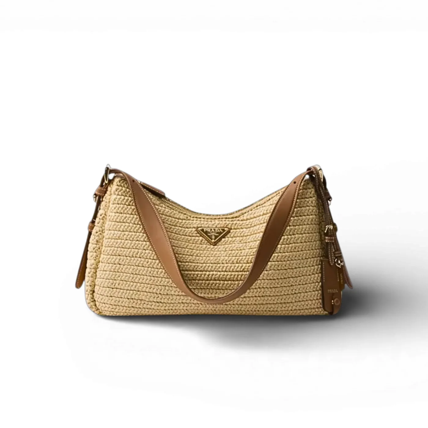 Prada Small Aimée Large Bag Natural / - 1BC247_2MG3_F0018_V_OOO Prada Small Aimée Large Bag Natural / - 1BC247_2MG3_F0018_V_OOO