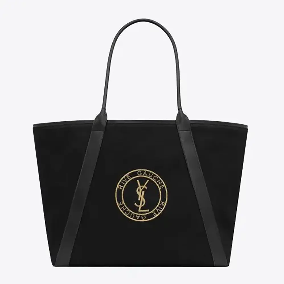 Saint Laurent YSL Rive Gauche Tote Bag in Canvas for Unisex