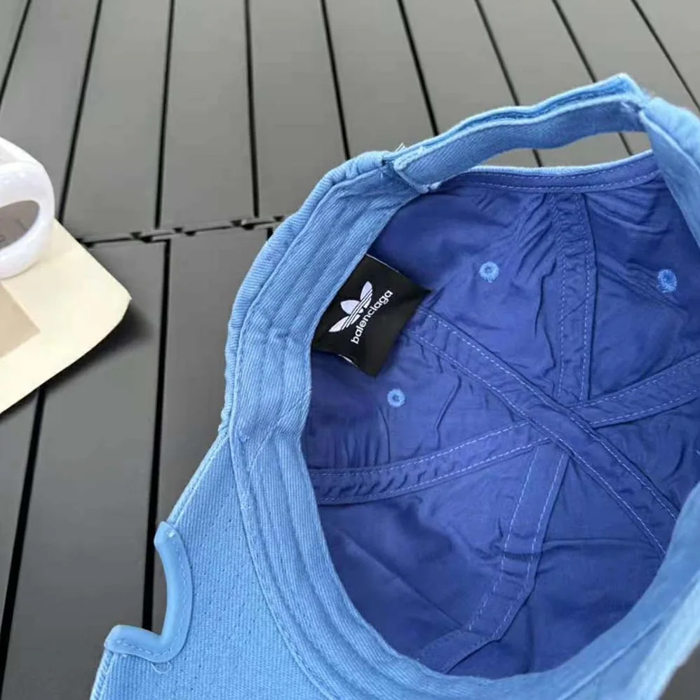 Balenciaga Balenciaga for Unisex in Adidas Cap in Blue Balenciaga Balenciaga for Unisex in Adidas Cap in Blue