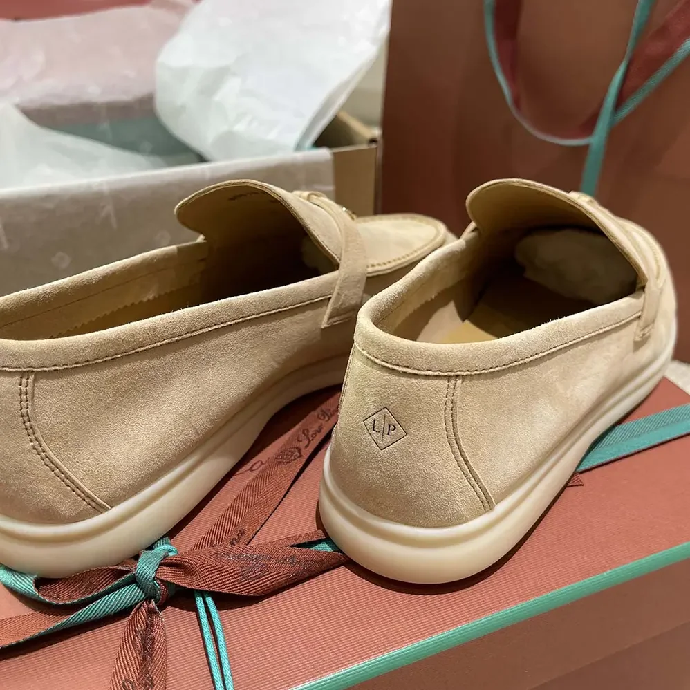 Loro Piana Summer Charms Walk Loafers for Unisex in Natural Loro Piana Summer Charms Walk Loafers for Unisex in Natural