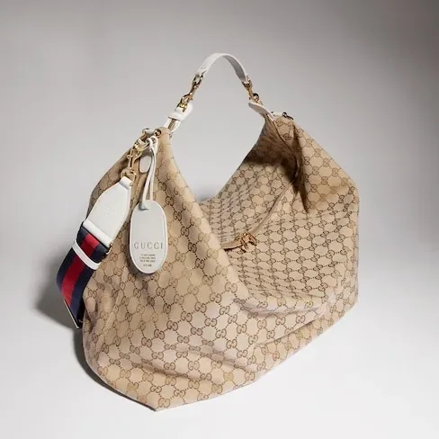 Gucci Brera Large Crossbody Bag / Sand/ Dark Brown Gold Hardware A00B49 FAFV9 9664 Gucci Brera Large Crossbody Bag / Sand/ Dark Brown Gold Hardware A00B49 FAFV9 9664