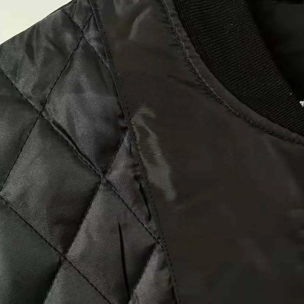 Dior Peter Doig Bomber Jacket Black Technical Satin for Men Dior Peter Doig Bomber Jacket Black Technical Satin for Men