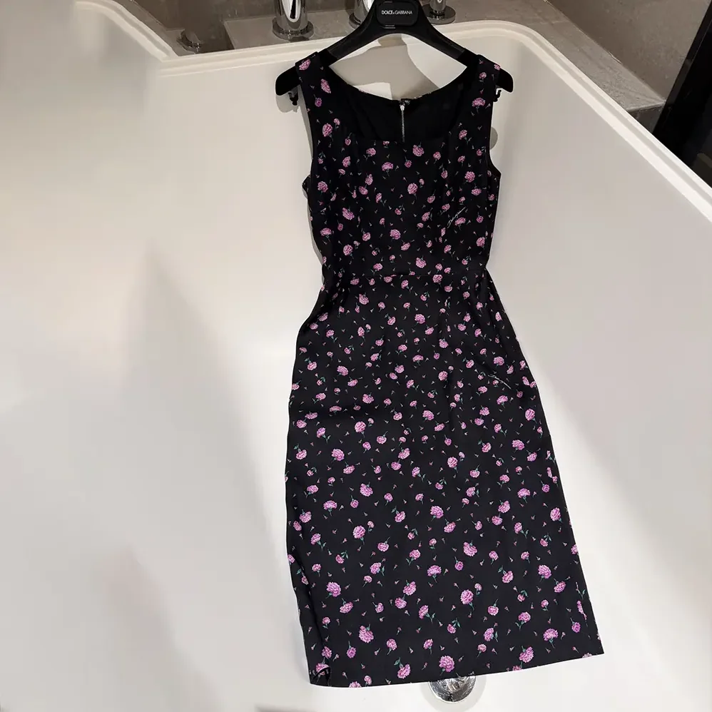 Dolce Gabbana D&G Carnations for Women in Print Sheath Dress
