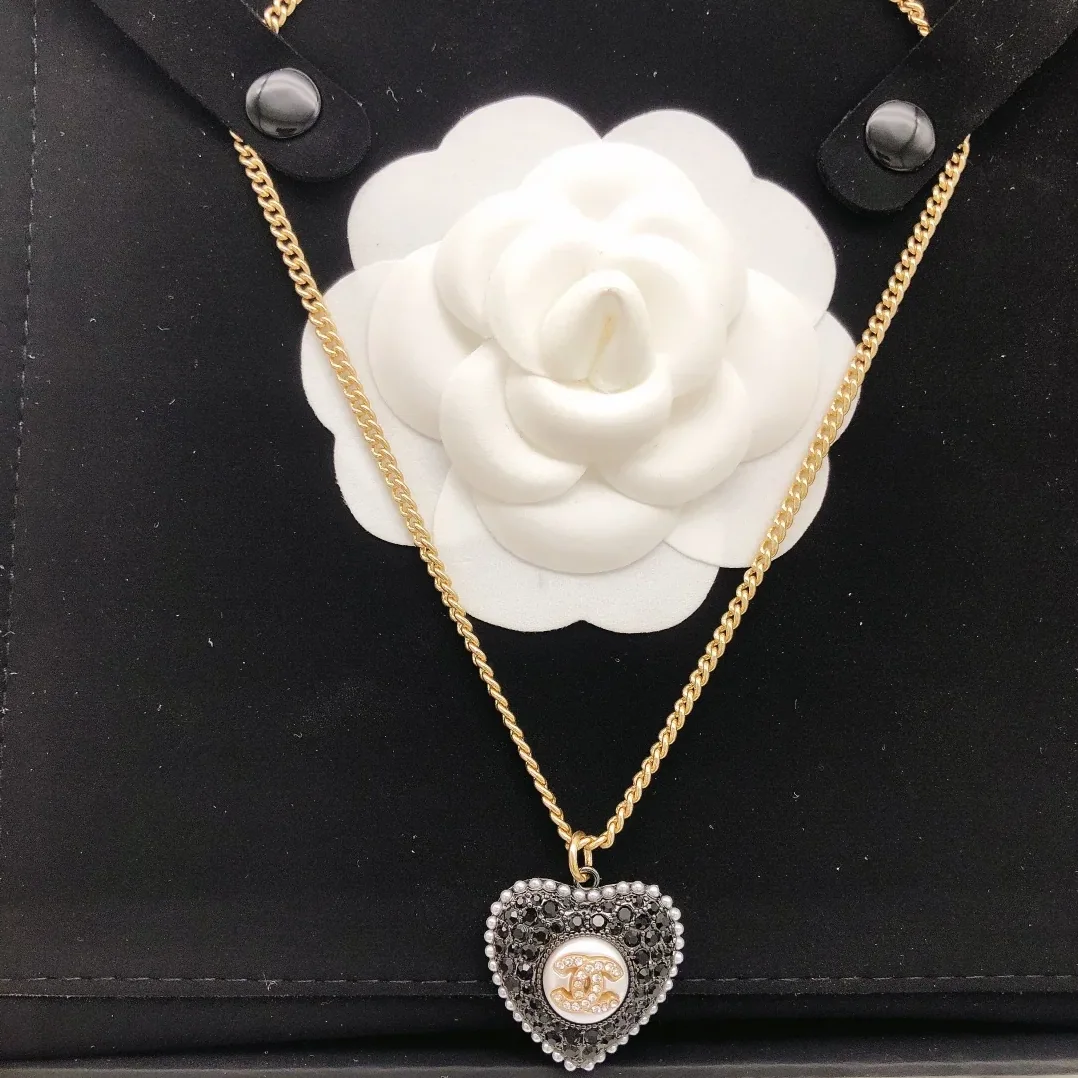 Chanel Love Necklace Black Chanel Love Necklace Black